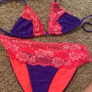 beach bunny lady lace set